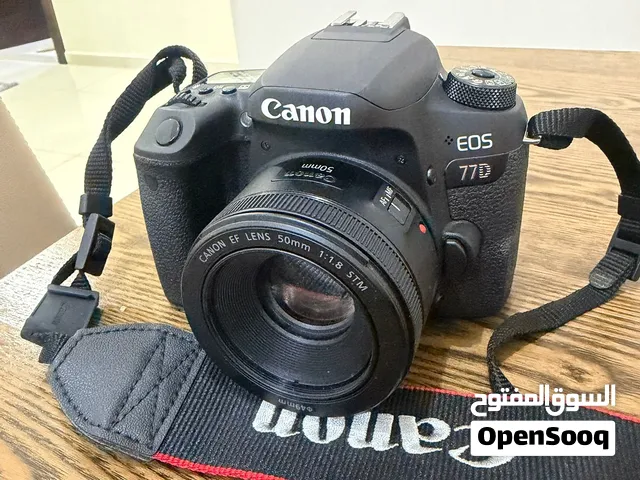 Canon camera 77D , with two lenses 18-135 , 50 MM