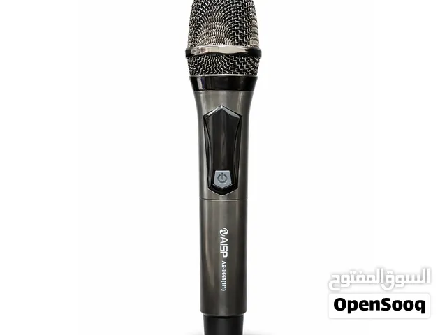 مايك لاسلكي AISP AB-8661، ميكروفون Wireless VHF، مايك يدوي للمحاضرات والفعاليات