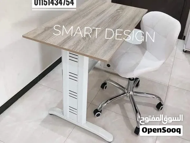 مكتب موظف/مكتب دراسه/ مكتب عمل/ خشب mdfاسبانى مستورد شاسيه معدن مقاس 120سم متاح تنفيذ جميع الاشكال