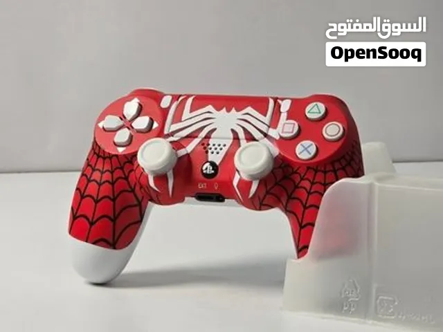 يد تحكم لاسلكية PS4 DualShock 4 ستايل سبايدر مان