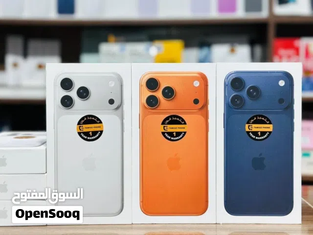 ايفون 17 برو ماكس 256 جيجا جديد نسخة شرق الاوسط