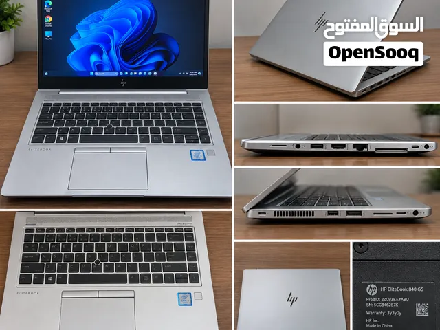HP EliteBook 840 G5 Intel i5 8th Gen 8GB RAM 256GB SSD Windows 11 Pro