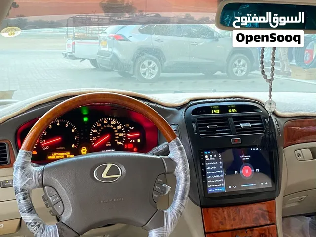 لـكزس LS 430 موديل 2003 بحالة ممتازة مع حساسات وخدمات خليجية