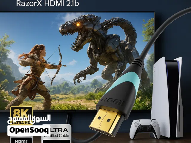 متوفر كابل HDMI 2.1b - 4K /8K Ultra Certified الاصلي مع شهادة الامريكية