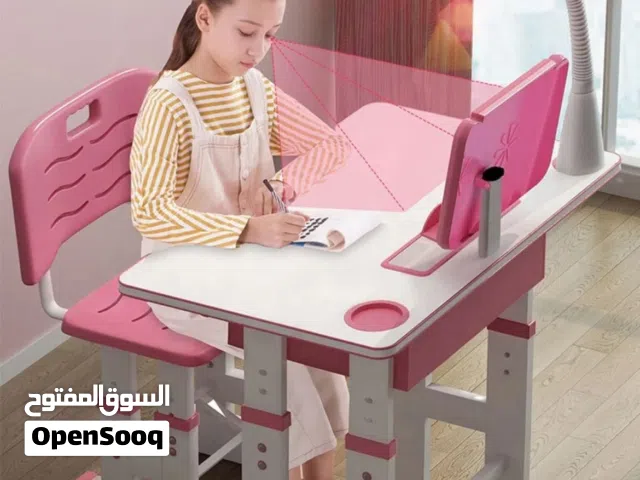 طالولة الدراسه مع كرسي بالوان مختلفه