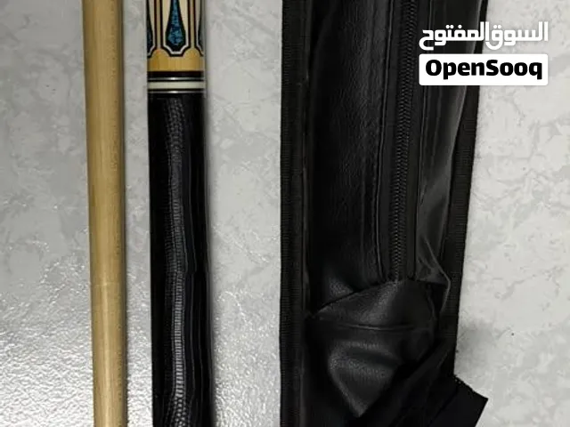 عصا بلياردو احترافية قطعتين Knight Shot مع شنطة جلد وقفاز