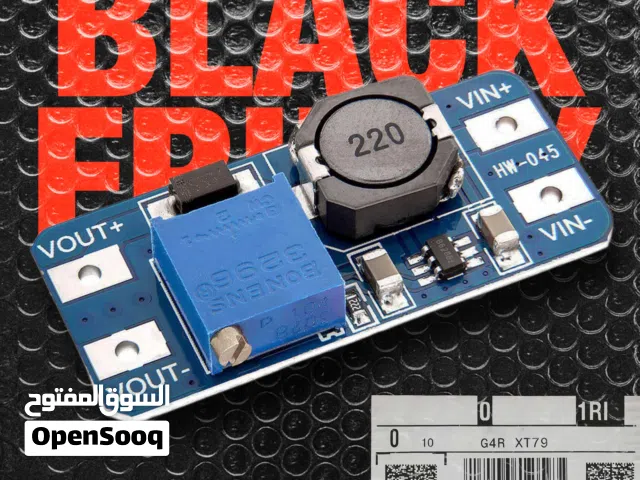 رافع فولتية MT-3608 بجهد من 2 فولت الى 28 فولت 2A امبير للمشاريع الصغيرة والArduino