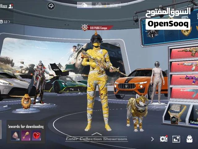 حساب ببجي 67 مجموعة لفل 85