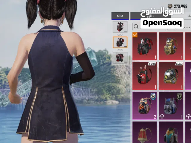 بيع حساب ببجي بسعر  الارض