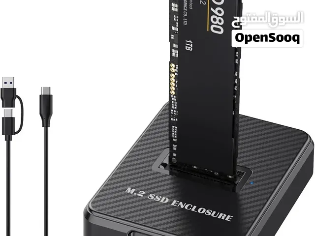حافظة أقراص صلبة خارجية من نوع M.2 SSD إلى USB