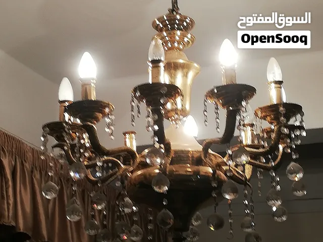 نجفة كريستال نحاس انتيك فاخرة مستعملة