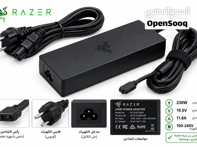 شاحن Razer أصلي للابتوب Gaming – 230W