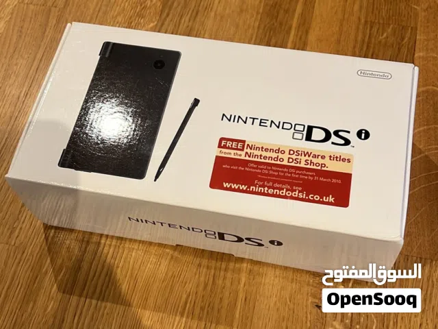 للبيع جهاز Nintendo DSi باللون الأسود الملكي (Black)، بحالة المصنع جديد مكرشم Factory Sealed