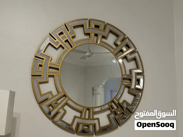 Chende Gold Decorative Mirror – Large Round Wall Mirror مراية تشيندي ذهبية دائرية 36 إنش