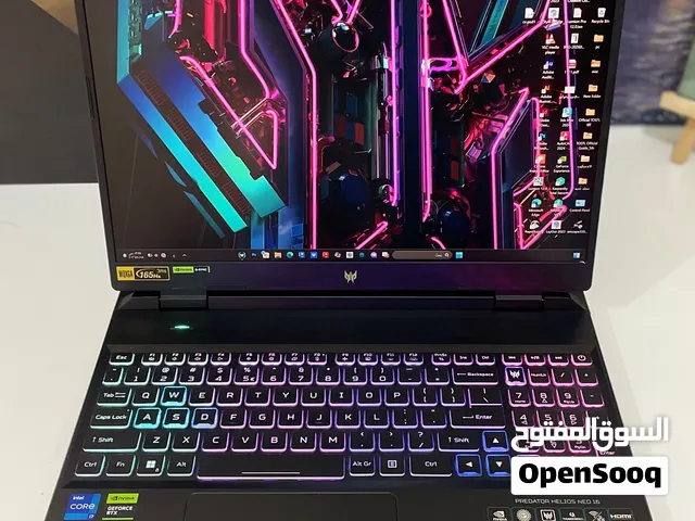 للبيع وحش الألعاب والهندسة Acer Predator Helios Neo 16S اوبن بوكس، نظافة 100% استخدام شهر واحد فقط