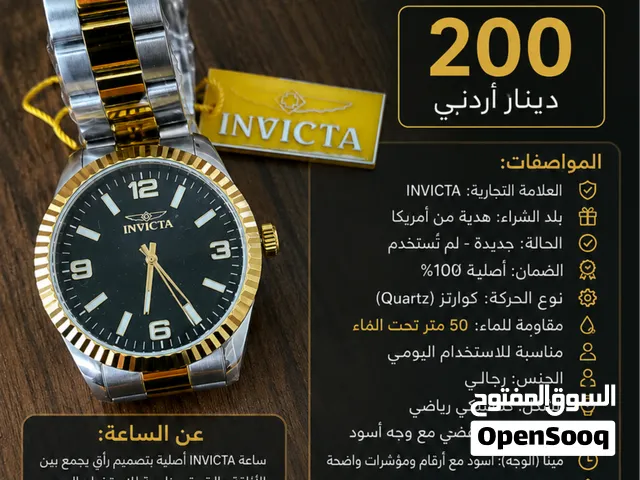 ساعة INVICTA أصلية – جديدة