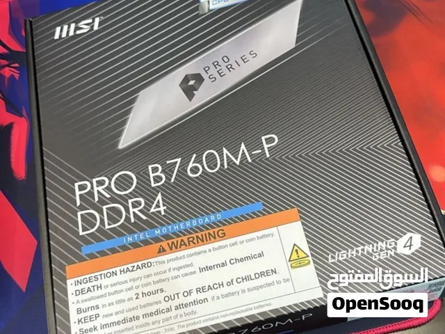 Msi pro b760-P DDR4