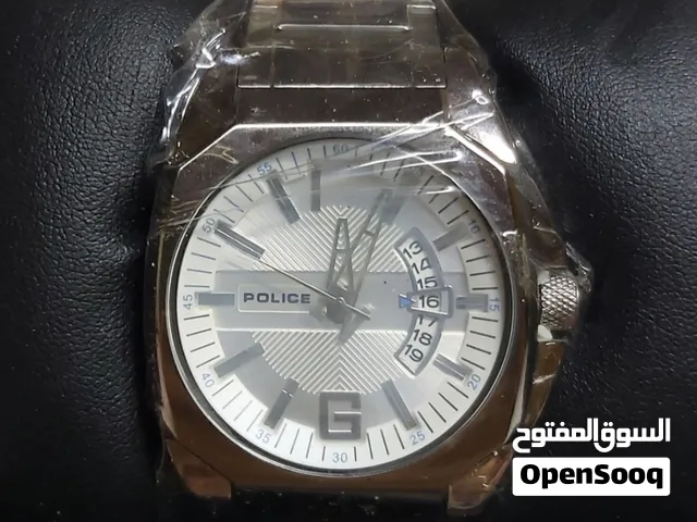 Police Interstate Mens Watch with Silver Dial, Silver, Strap, silver, Brand New /Never used