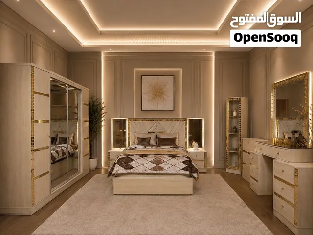 الغرفة نوم ماسة لمسة من الفخامة الملكية اعلى مواصفات افضل سعر لفترة محدودة