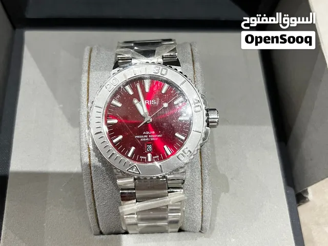 Oris Aquis Date Relief – Cherry Red  Swiss Automatic  brand new