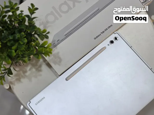 عرض خاص :  Samsung Tab S10 Ultra 256gb هواتف نظيفة جدا بحالة الوكالة بدون اي شموخ أو مشاكل ما مبطلات
