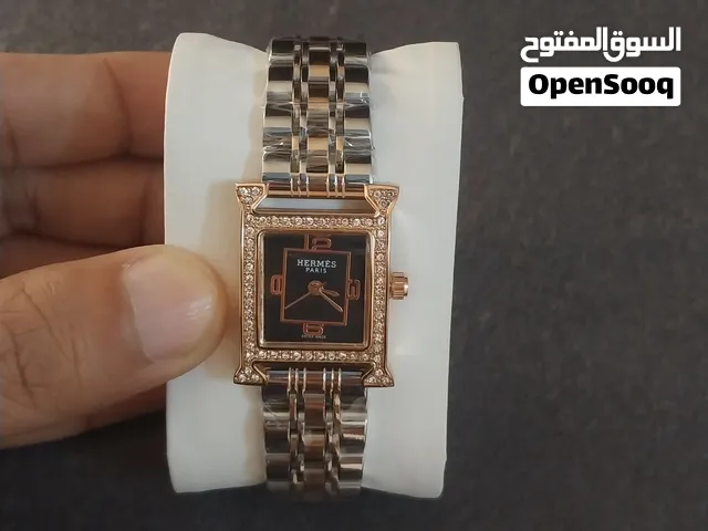 ساعة يد نسائية (هيرميس باريس).Hermès Paris فاخرة (Dress Watch). (ماستر كوبي)