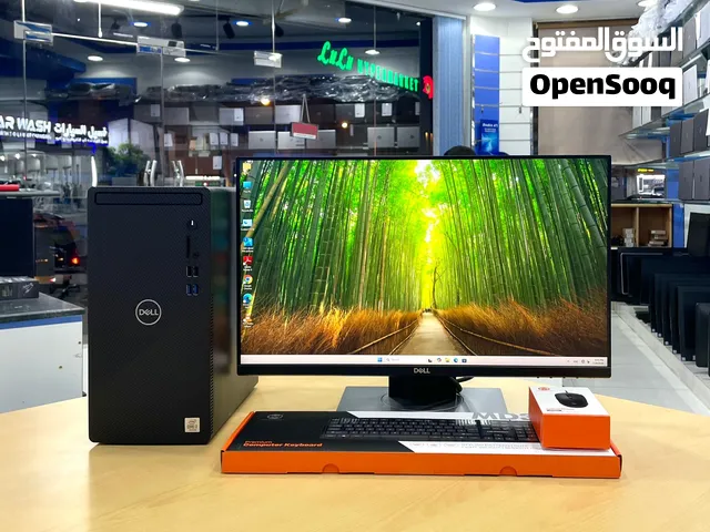 Dell Inspiron Tower Pc i7 10th Gen Ram 16GB SSD 512GB  Dell Moniter 24” Bazeless