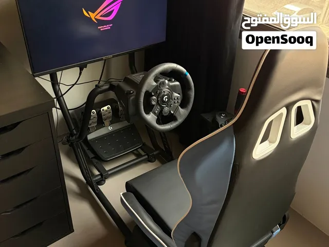 كرسي ريسنق - سكان logitech g923 - شاشة sades 32inch