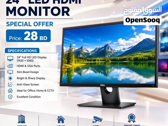 DELL 24 FULL HD LED HDMI MONITOR