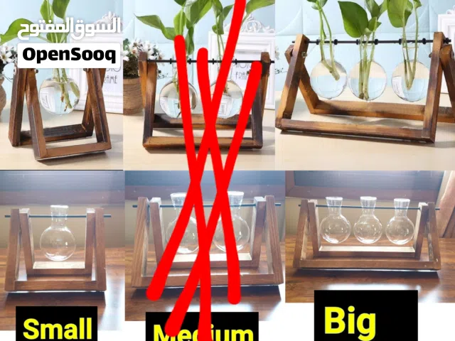 وعاء نبات اوعية النباتات  Hanging Plant Pots with Wooden