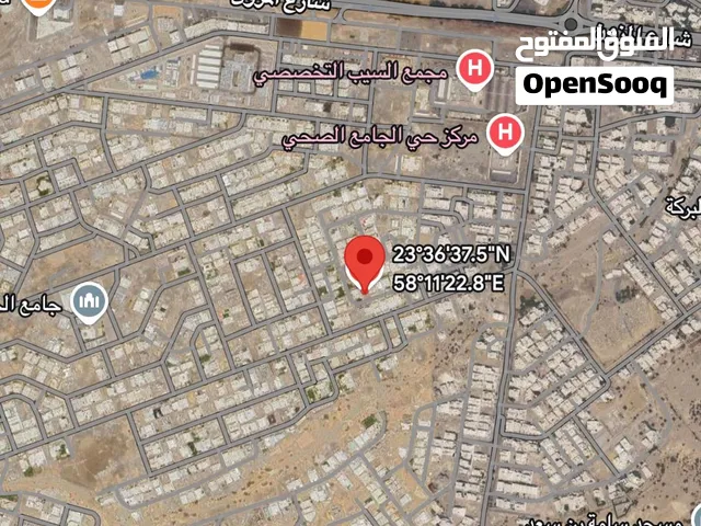 ارض سكنية للبيع في الخوض 7 بالقرب من مسجد الأخوه بموقع مميزه جدا .