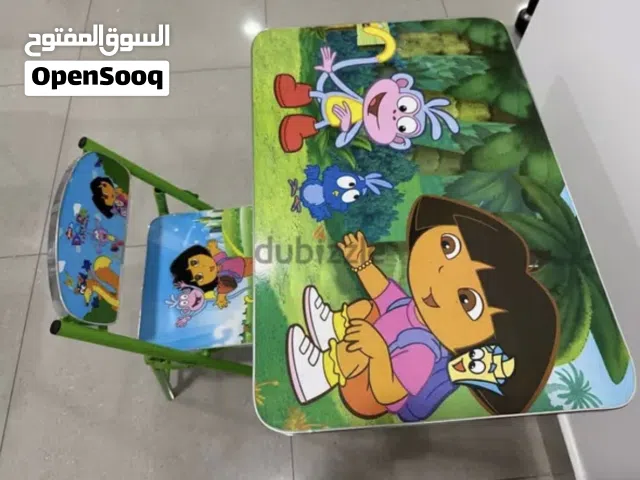 Kids study table with its chair