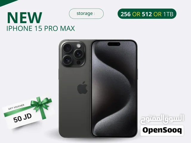 IPHONE 15 PRO MAX ( 256GB ) NEW /// ايفون 15 برو ماكس ذاكرة 256 الجديد