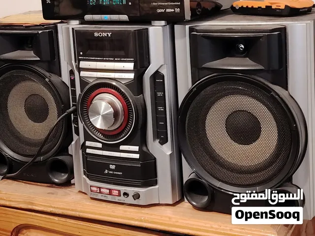 منظومة صوت فيها سي دي 3 سي ديها صوني اصلية