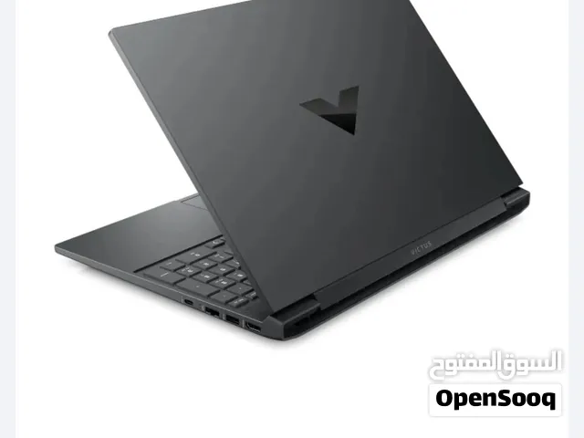 لاب توب hp. Victus 15.6. سعه512 رامات 16 رايزن 7 كارت شاشه Rtx3050. 6 رامات شاشه 144