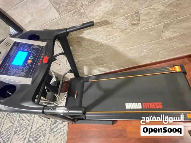 جهاز تريدميل مستعمل ماركة world fitness