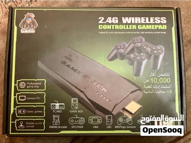 جهاز ألعاب جيم ستيك 4K Game Stick Lite + أجهزة تحكم لاسلكية 2.4G (الألعاب القديمة والكلاسيكية)