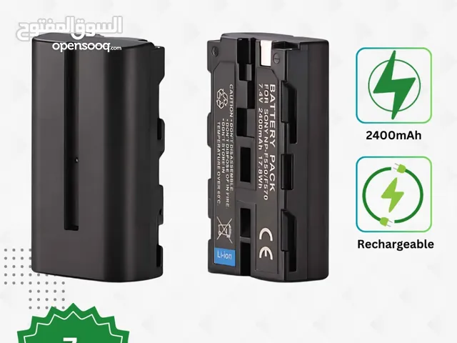 Gigital Video Battery  بطاريات كاميرات واضاءة تصوير F750/F770  F550/570  وشاحن بطاريات للنوعين