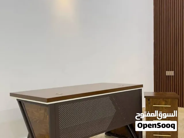 ميز مكتبي 120 سم  لون جوزي عامق