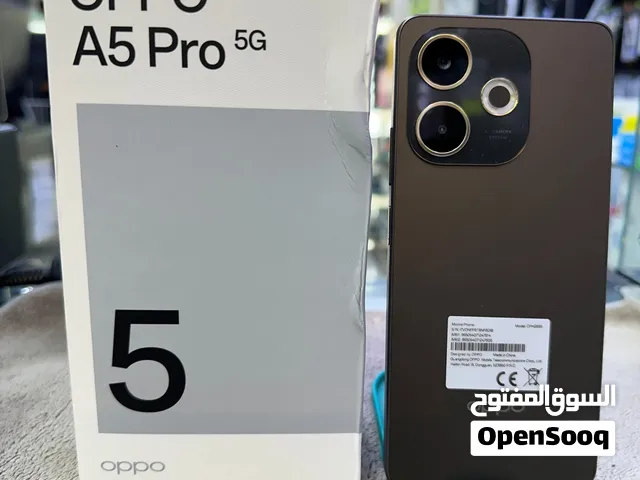 مستعمل بحال الجديد oppo A5 pro 5G ram 16 giga 256 اغراضة والكرتونة الاصلية متوفر توصيل