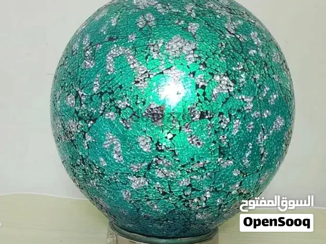Turquoise Green Glass Lamp for immediate sale