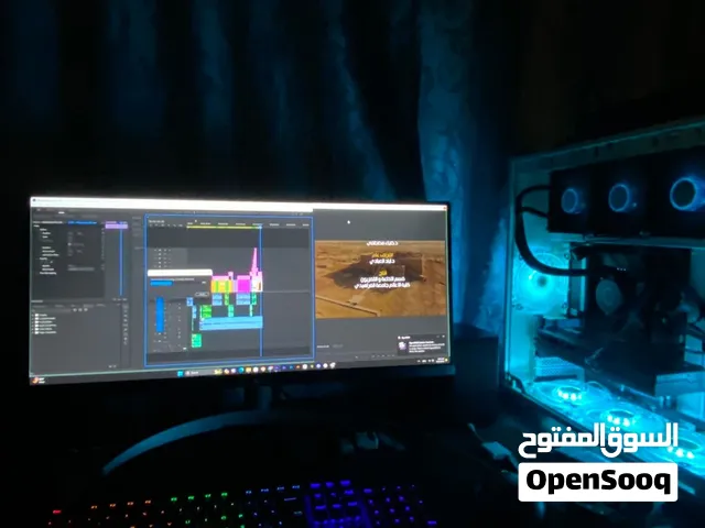 تجميعة للبيع حاسبة كاملة مع شاشة و ups وكيبورد