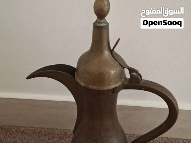 دلة قهوة تراثية قديمة من النحاس ( أنتيك ) قطعة ديكور أصلية