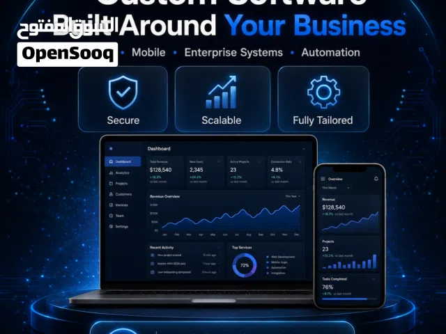 Custom Software Solutions, Built for Your Business. Freelancing work also done