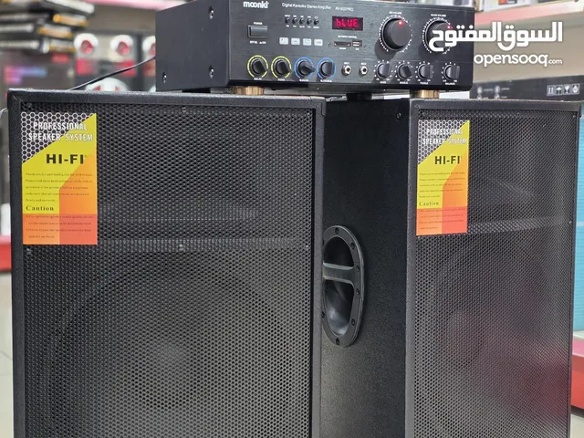 سماعات 15 انش عدد2 مع امبليفير فل مواصفات