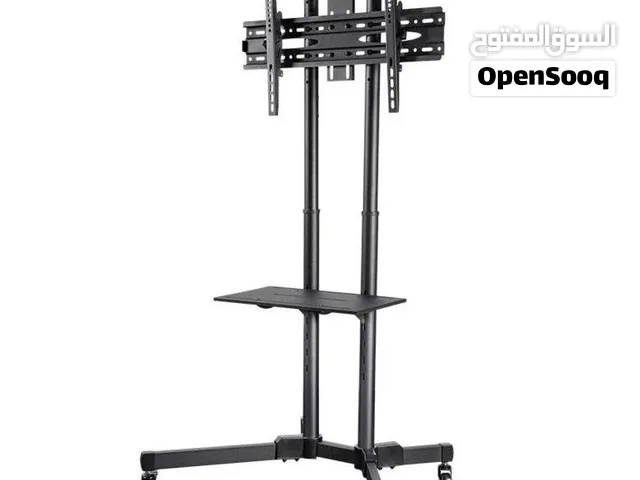 ستاند شاشة متحرك North Bayou TV Trolley Stand للشاشات 32-65 إنش مع رف