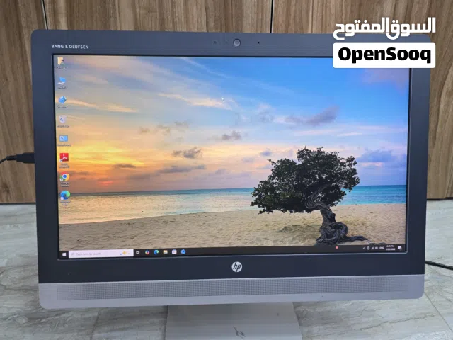 كمبيوتر اتش بي شاشة 24 بوصة مدمجة آي5 الجيل السادس ورام 8 جيجا مع هارد 256 سريع جدا