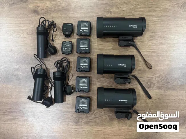 إضاءات بروفوتو احترافية مع اكسسواراتها Profoto professional lights with modifiers