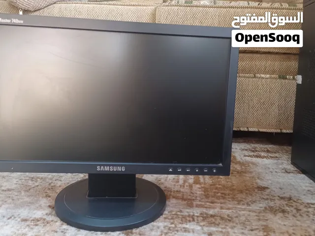 شاشة كمبيوتر سامسونج 17 إنش (Samsung SyncMaster 740NW) بحالة ممتازة وفحص كامل