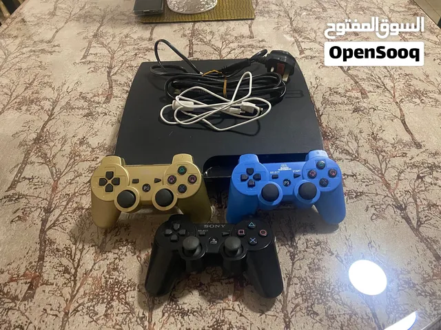 بلايستيشن 3 سليم مع 30 لعبة و 3 يدات (شغال تمام) قابل للتفاوض البسيط